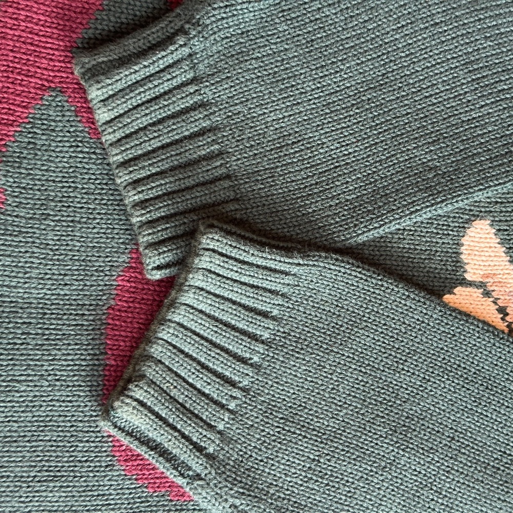 EXTREMELY RARE - 70s POLO RALPH LAUREN Equestrian Saddle/Clubs Knit Sweater - Picture 12 of 14